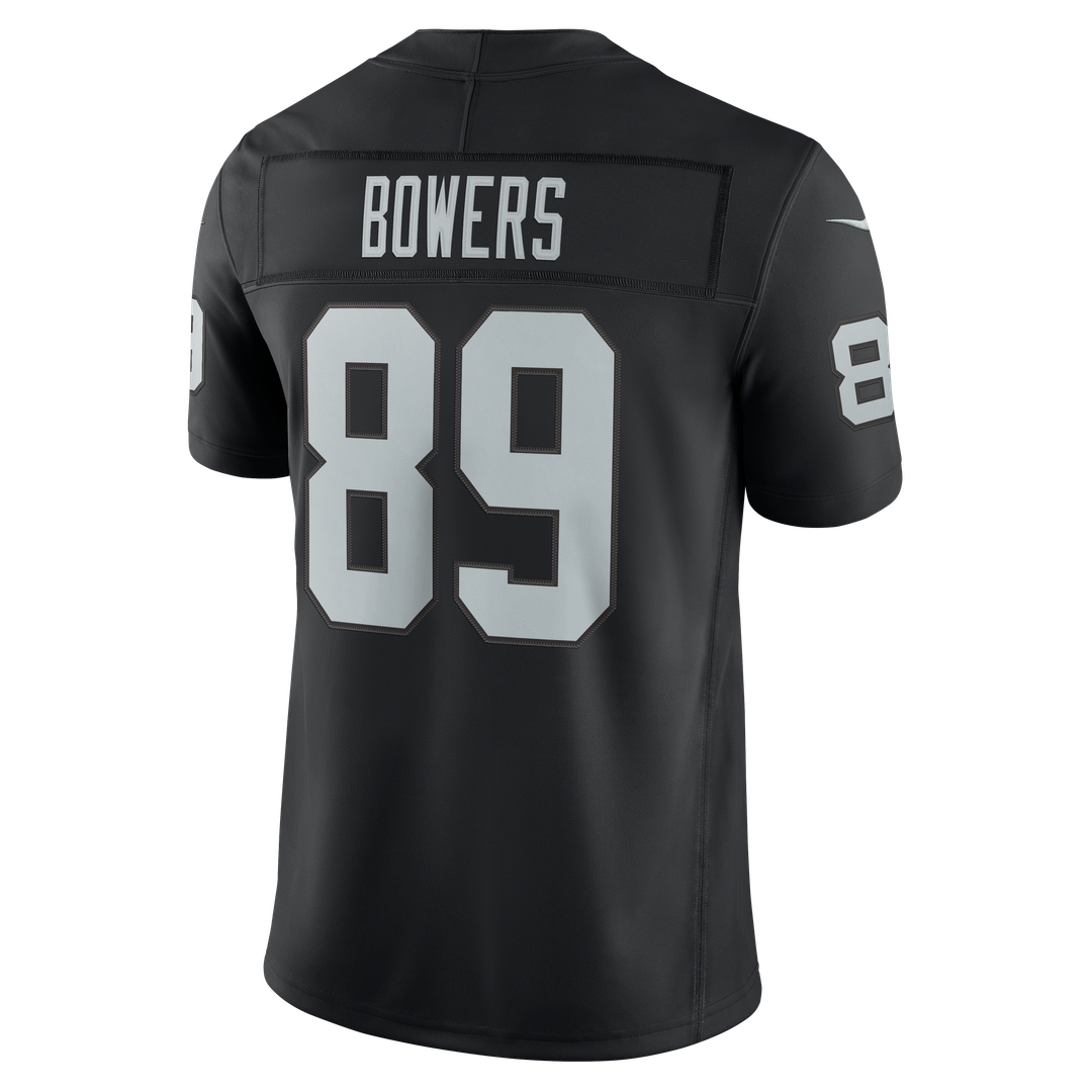 Las Vegas Raiders Brock Bowers White Vapor F.U.S.E. Stitched Limited Jersey product image 13, provided for visual reference