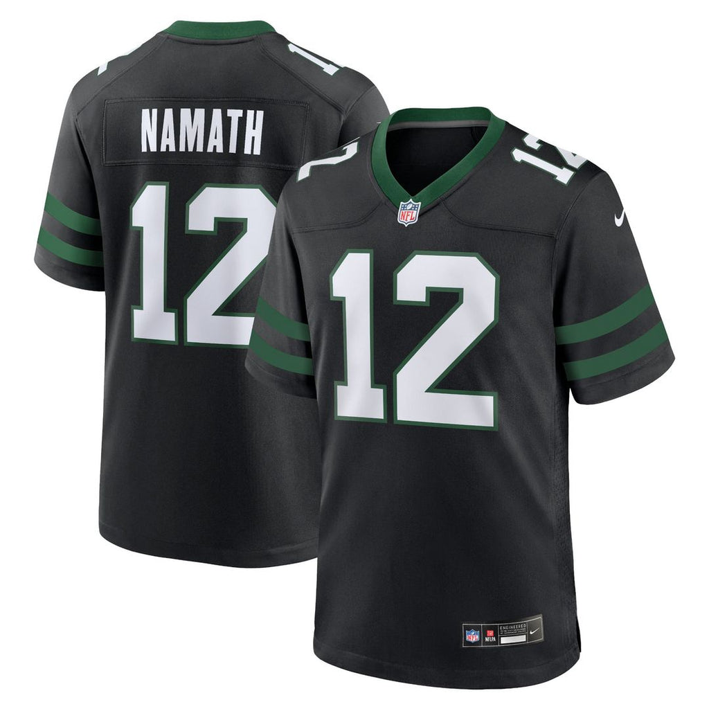 New York Jets Joe Namath White Classic Alternate Retired Player Game Jersey product image 7, provided for visual reference