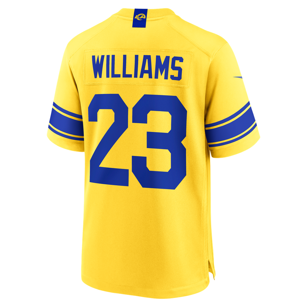 Los Angeles Rams Kyren Williams White White Game Player Jersey product image 16, provided for visual reference and product