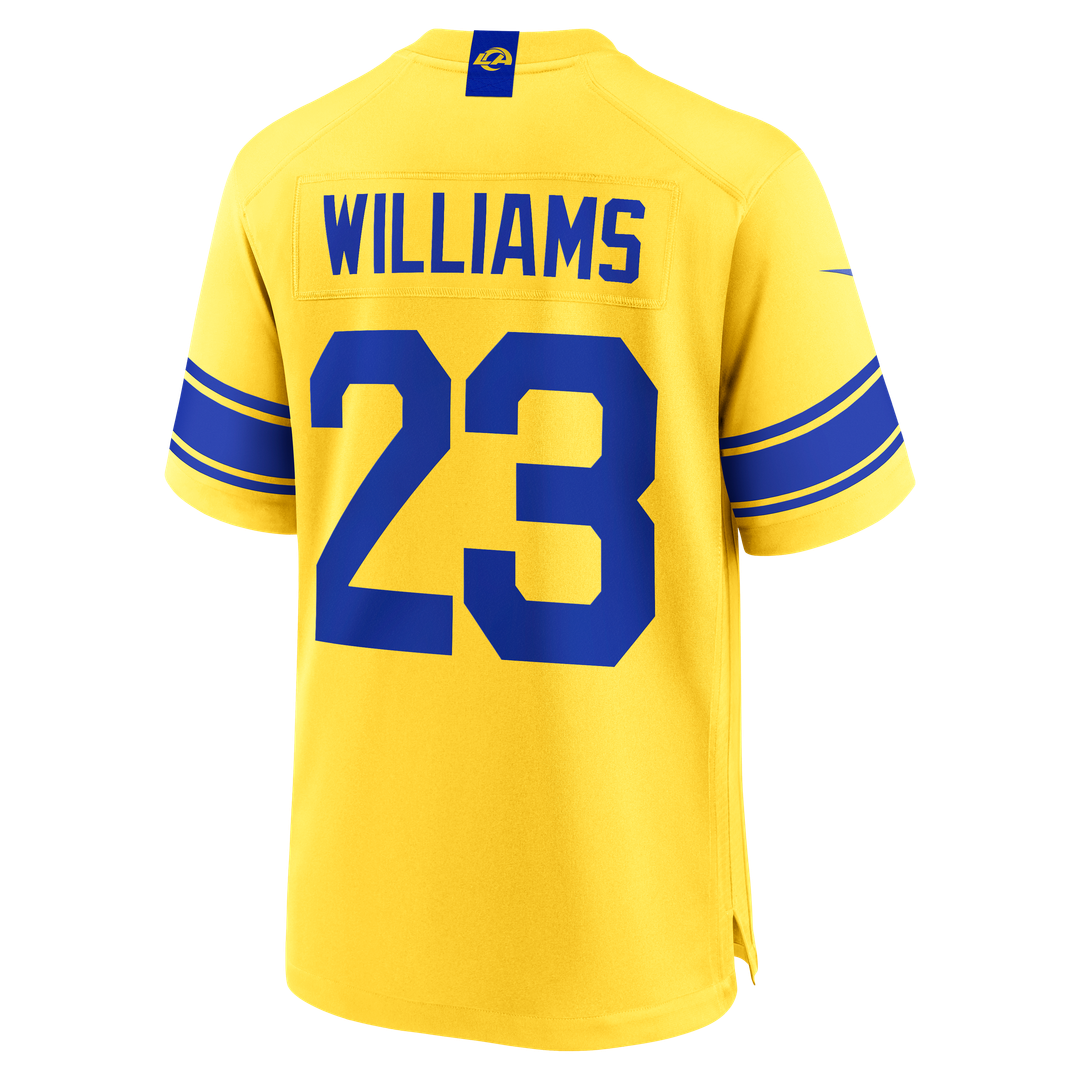 Los Angeles Rams Kyren Williams White White Game Player Jersey product image 16, provided for visual reference and product