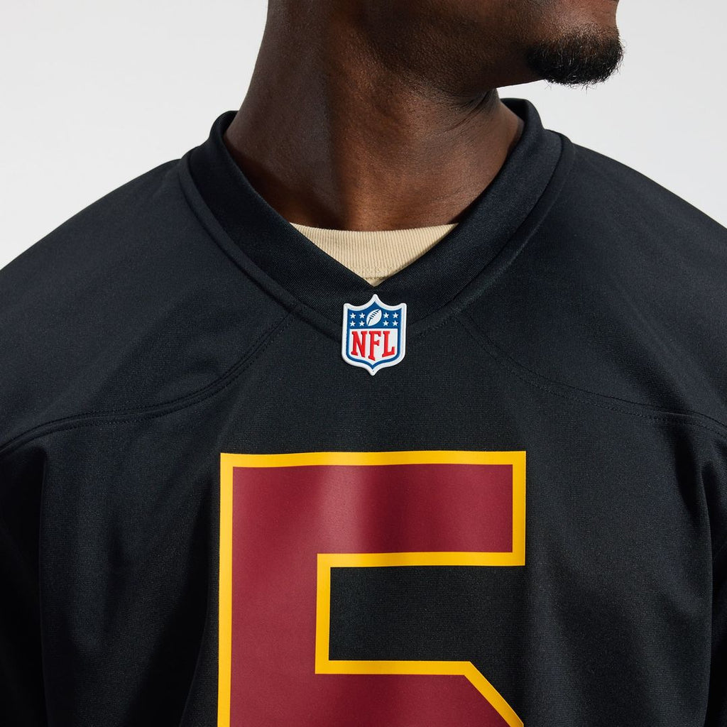 Hail Raiser Men Washington Commanders Jayden Daniels Black Alternate Game Jersey product image 22, provided for visual