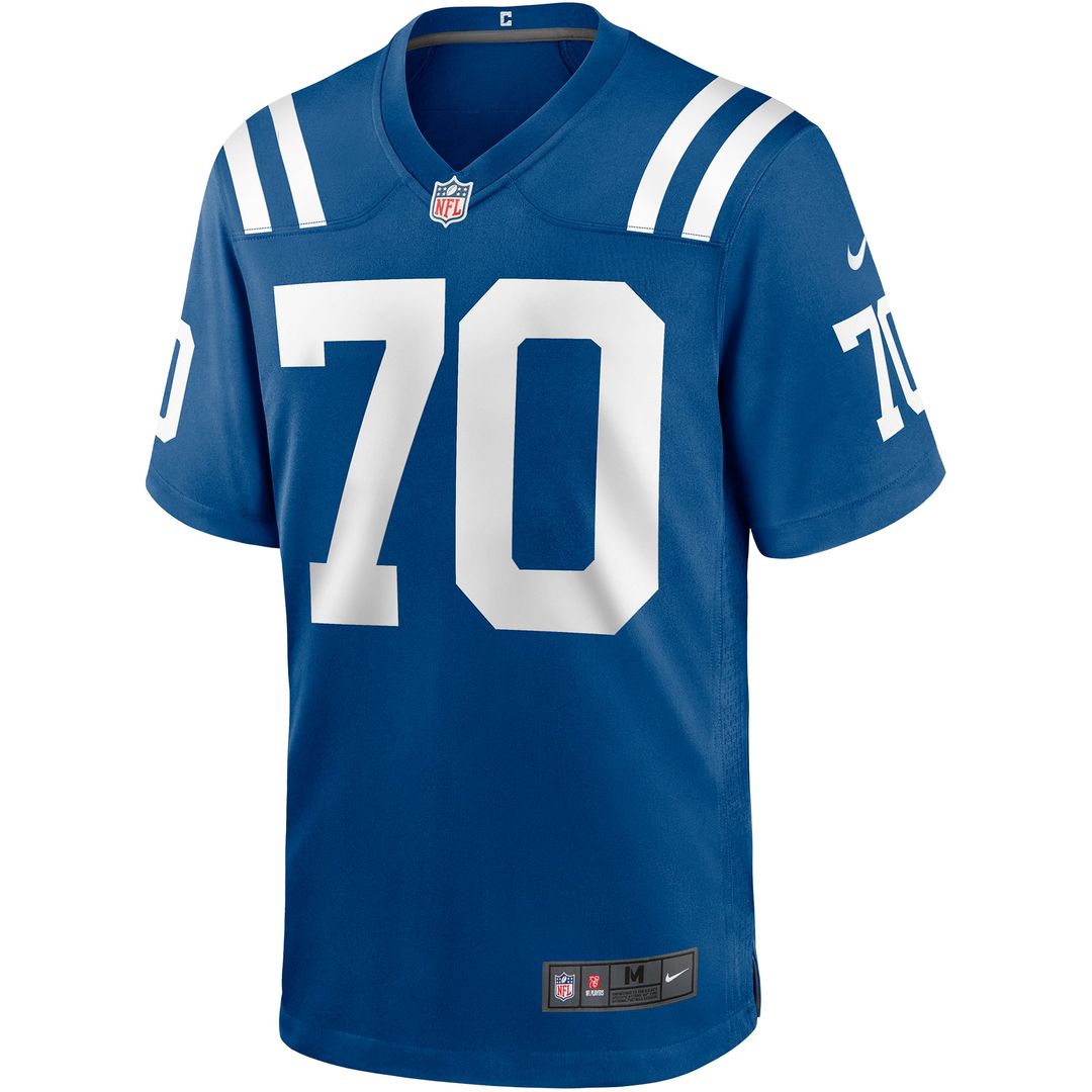 Indianapolis Colts Art Donovan Royal Game Retired Player Jersey product image 2, provided for visual reference and product