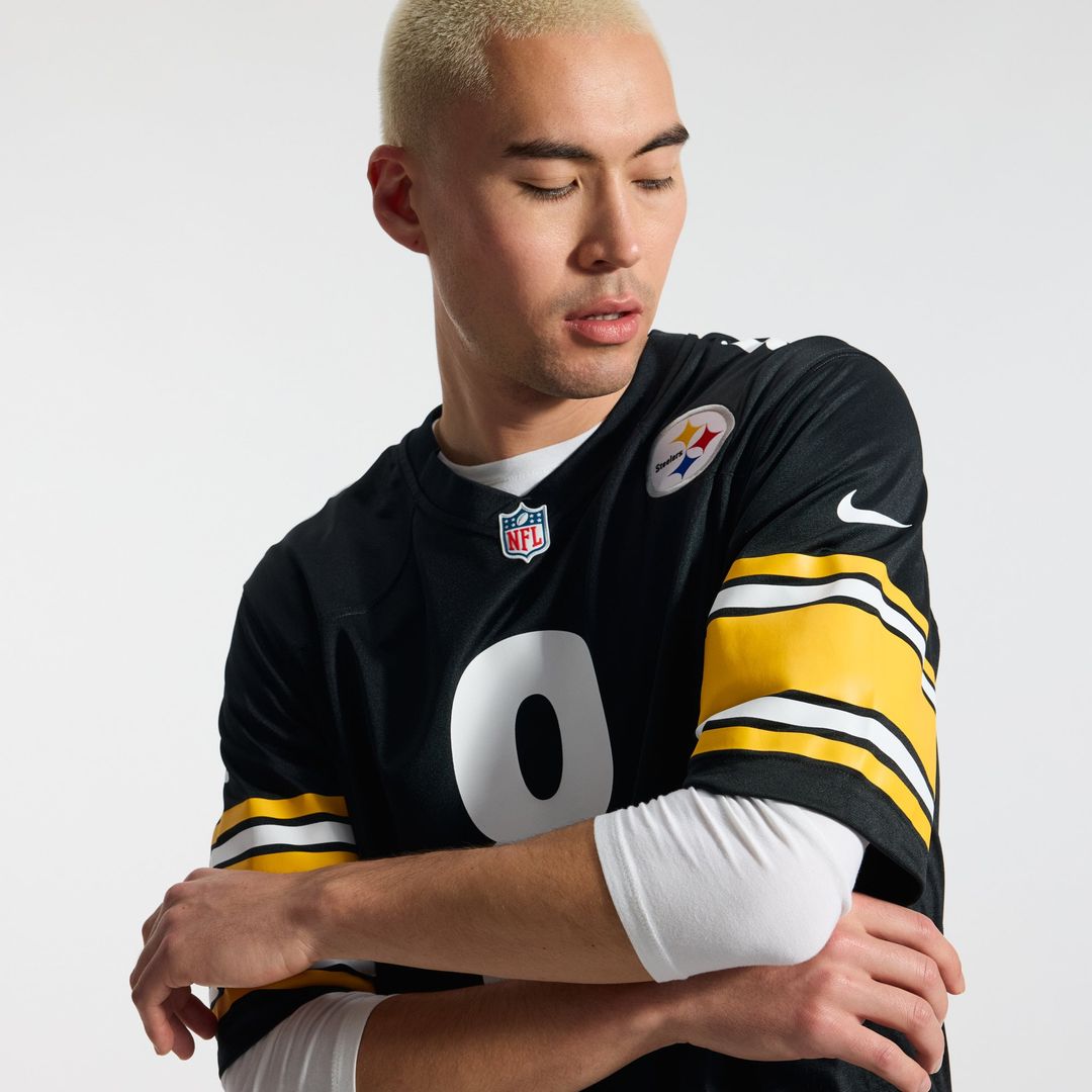 Pittsburgh Steelers Aaron Rodgers White Game Jersey product image 16, provided for visual reference and product detail review