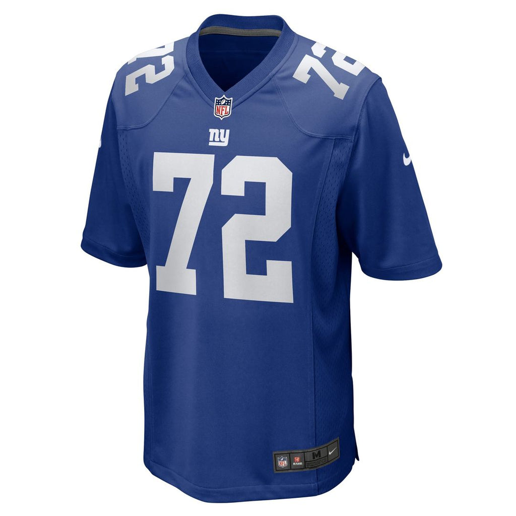 New York Giants Jermaine Eluemunor Royal Team Game Jersey product image 2, provided for visual reference and product detail