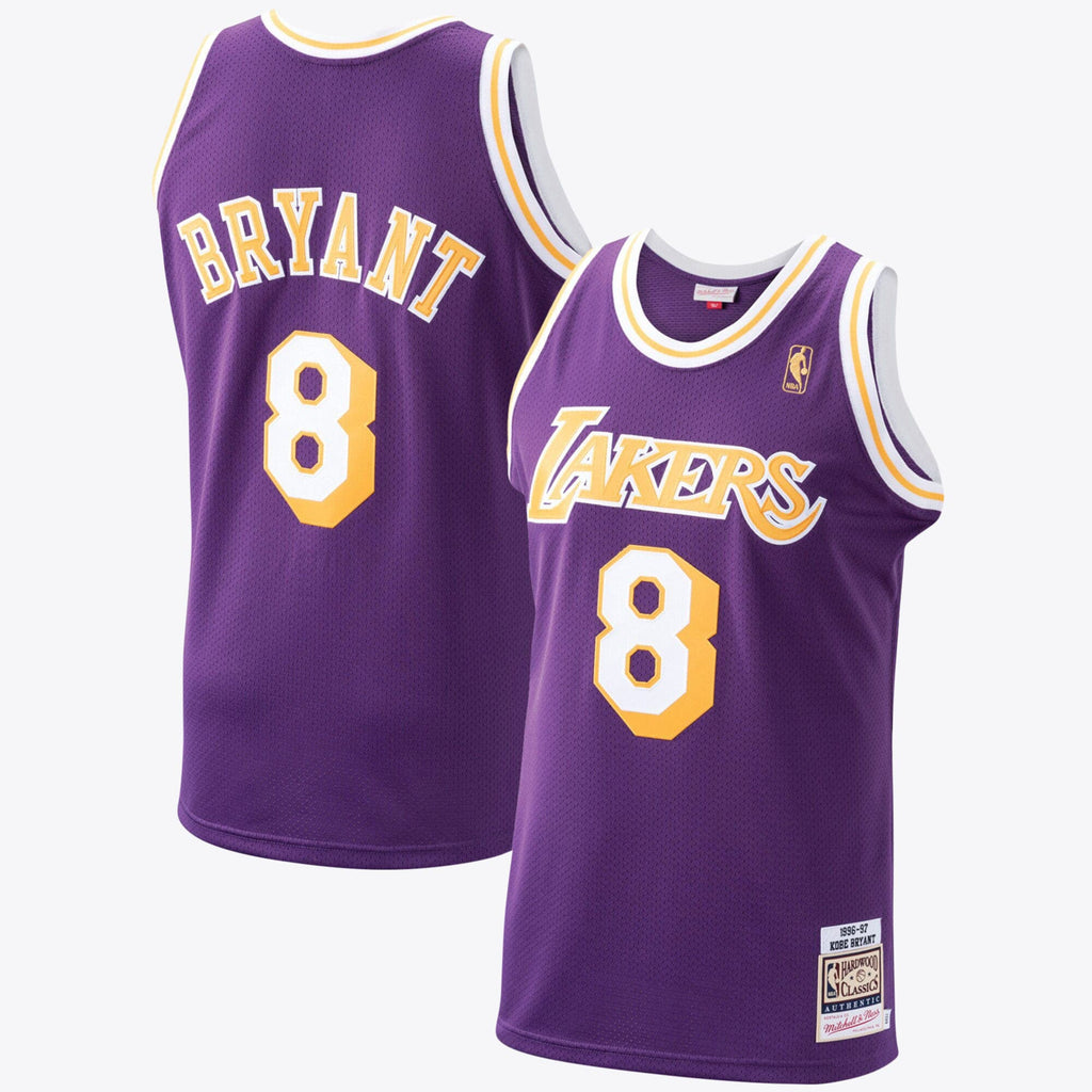 Kobe Bryant Hardwood Classic Los Angeles Lakers 1996-97 Authentic Jersey - Purple - Mens product image 1, provided for