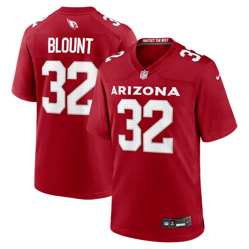 Arizona Cardinals Joey Blount Cardinal Game Jersey product image 1, provided for visual reference and product detail review
