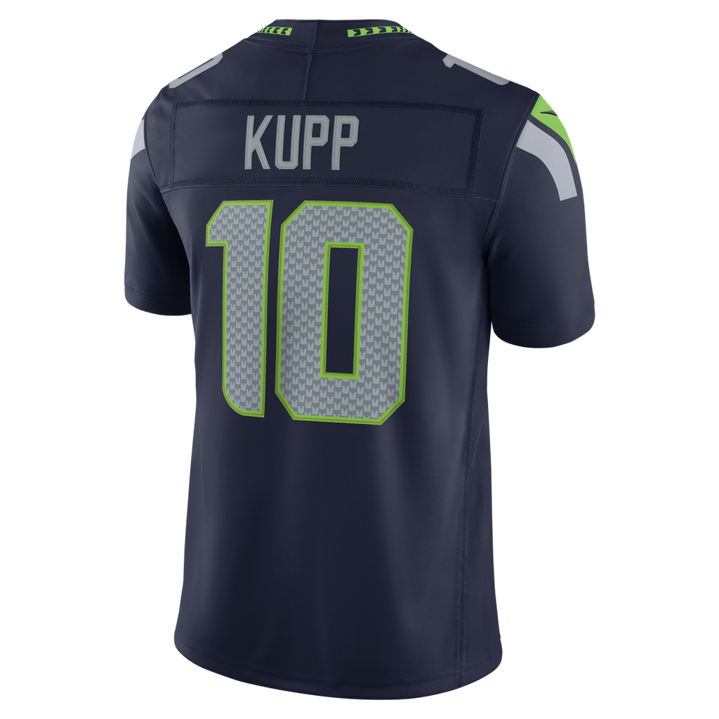 Seattle Seahawks Cooper Kupp College Navy Team Vapor F.U.S.E. Stitched Limited Jersey product image 7, provided for visual