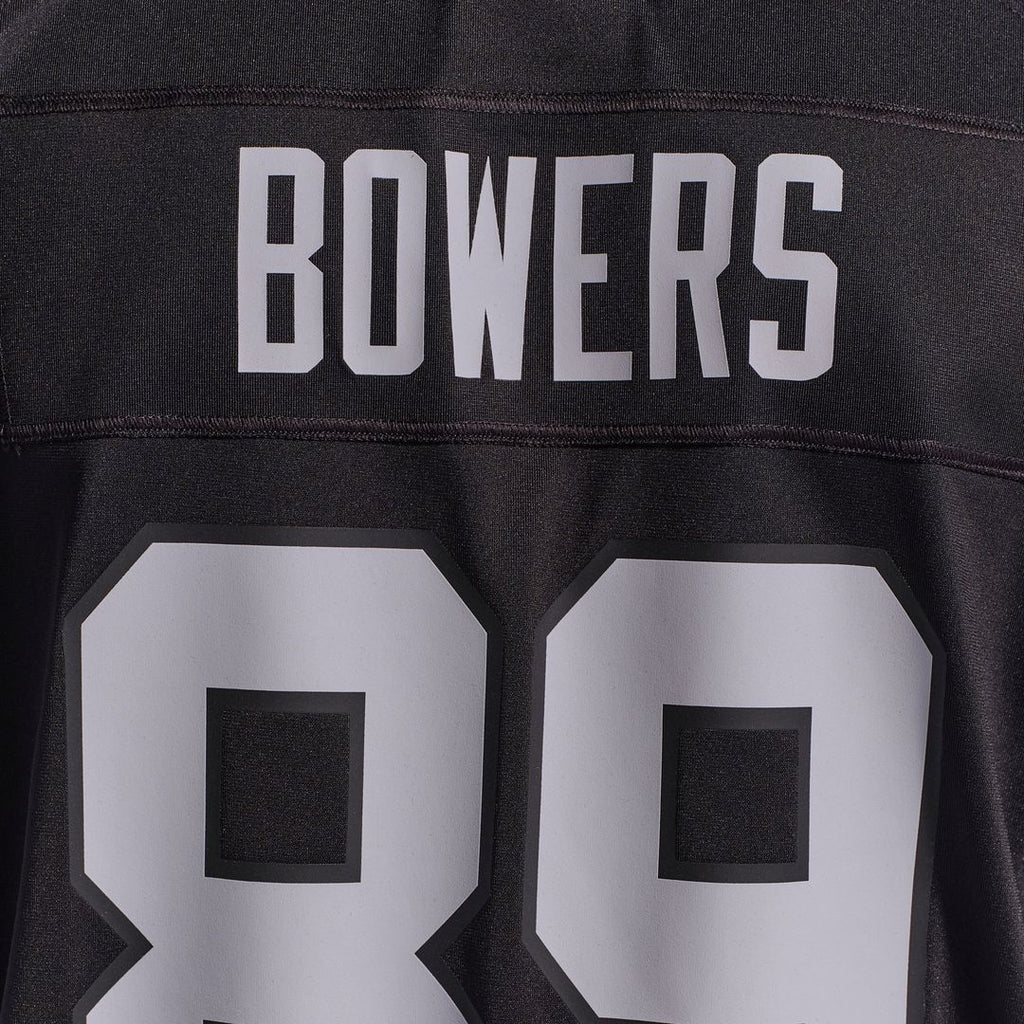 Las Vegas Raiders Brock Bowers Black Player Game Jersey product image 12, provided for visual reference and product detail