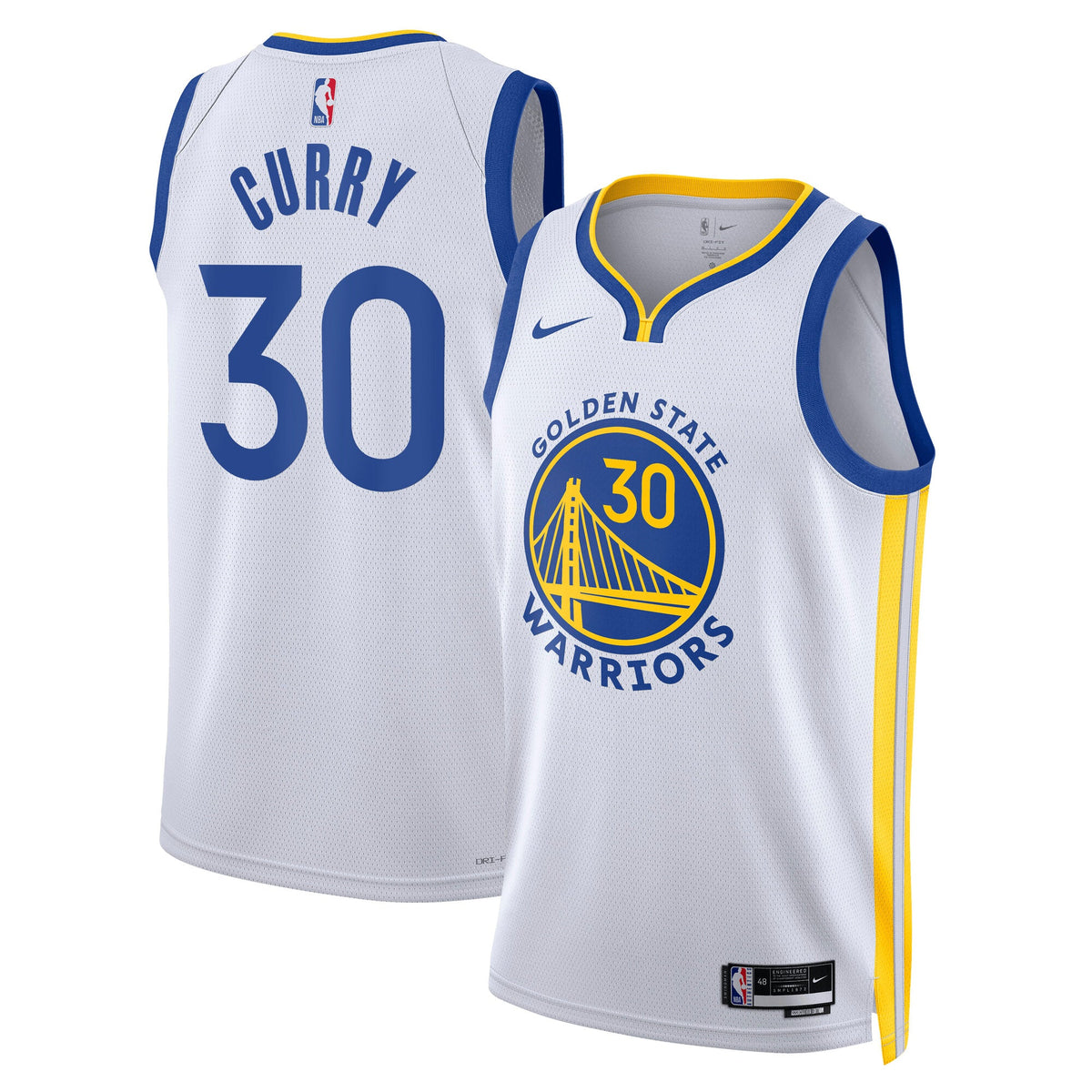 Stephen Curry Golden State Warriors Swingman Association Jersey - Unisex product image 1, provided for visual reference and
