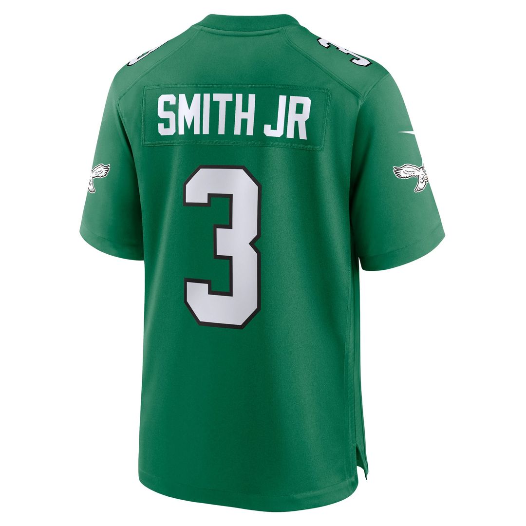 Philadelphia Eagles Nolan Smith Kelly Green Alternate Game Jersey product image 3, provided for visual reference and product