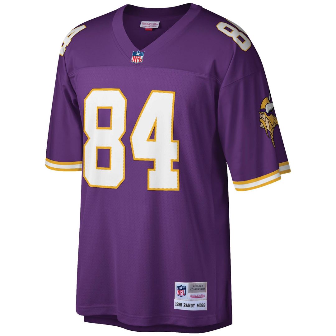 Minnesota Vikings Randy Moss White Legacy Replica Jersey product image 8, provided for visual reference and product detail