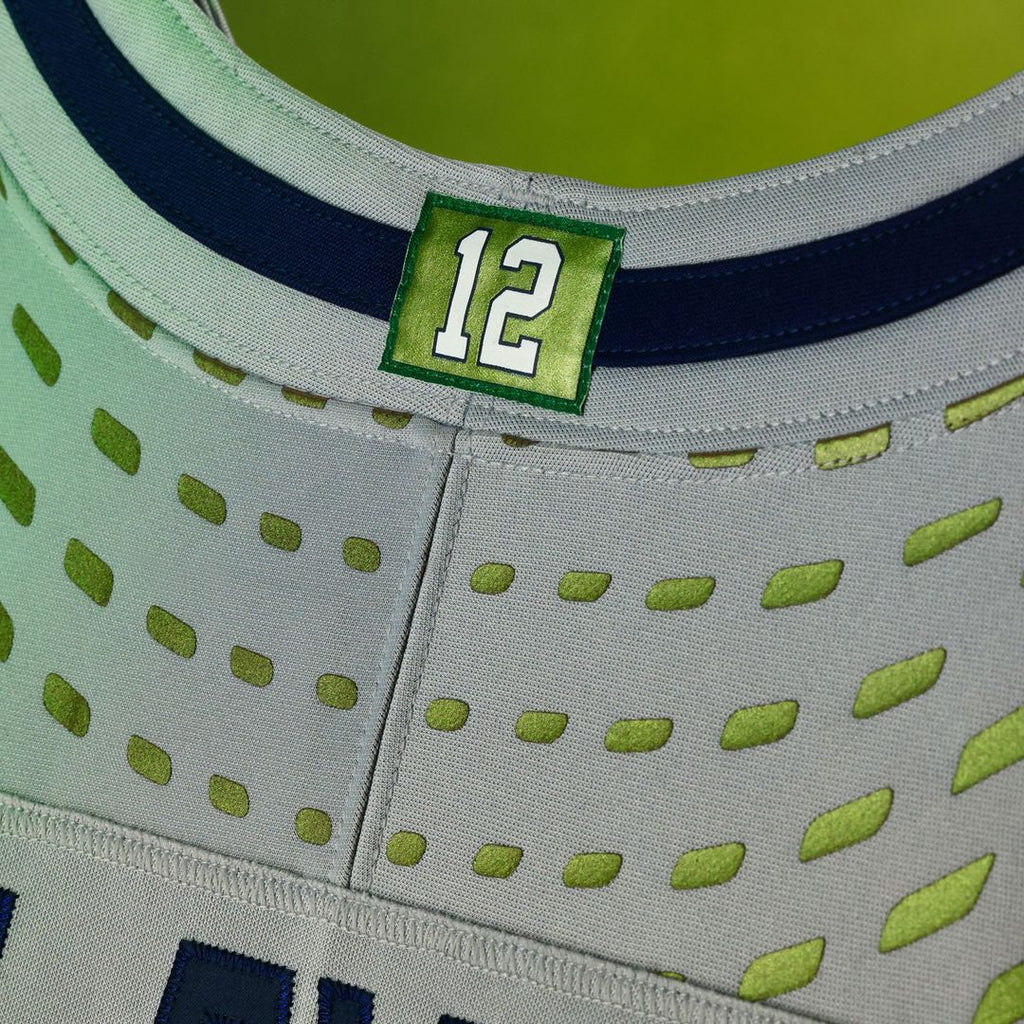 Seattle Seahawks Jaxon Smith-Njigba Gray Rivalries Collection Stitched Limited Jersey product image 6, provided for visual