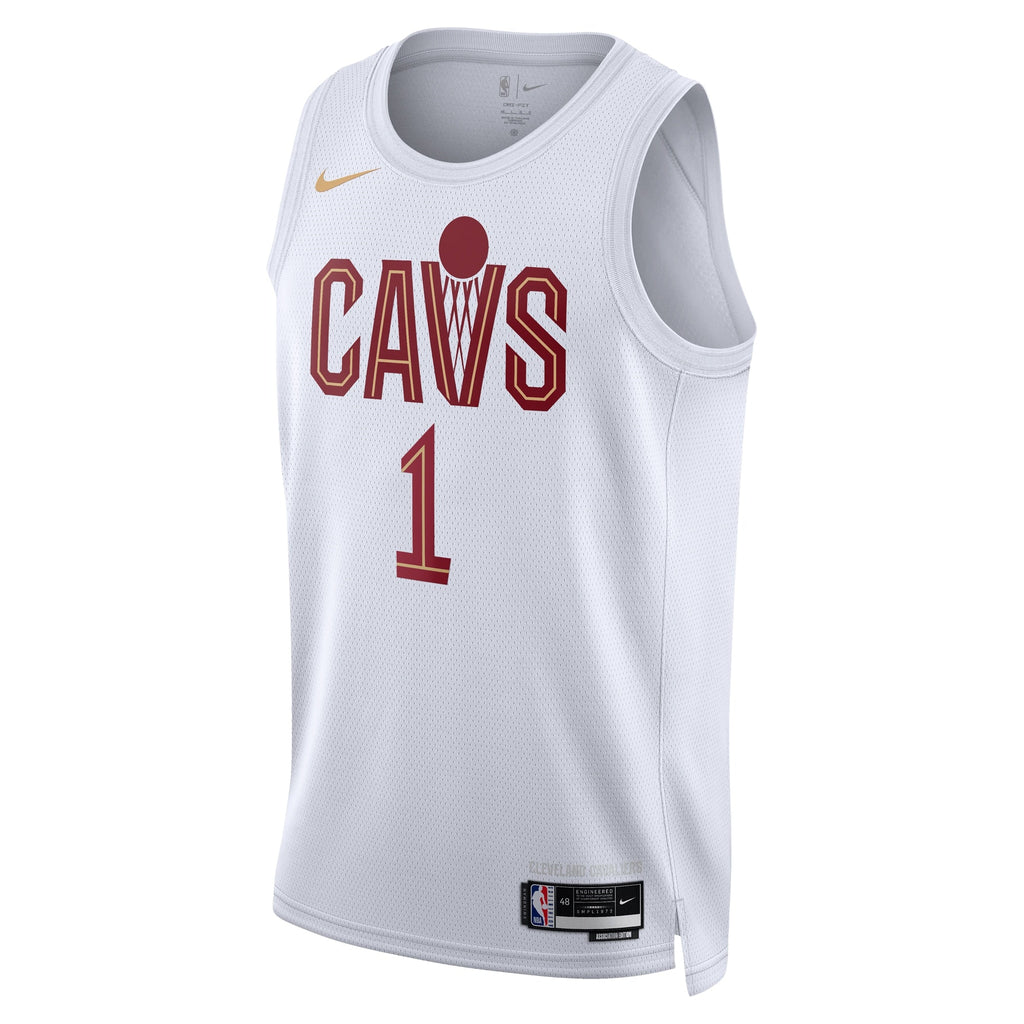 Max Strus Cleveland Cavaliers Association Edition Swingman Jersey - White - Unisex product image 3, provided for visual