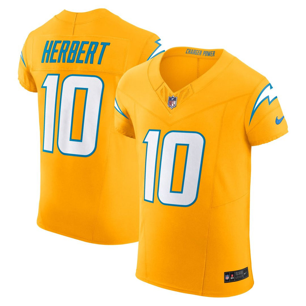 Los Angeles Chargers Justin Herbert Navy Alternate Vapor F.U.S.E. Elite Jersey product image 7, provided for visual