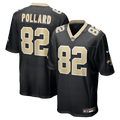 New Orleans Saints Bob Pollard Black Game Retired Player Jersey product image 1, provided for visual reference and product