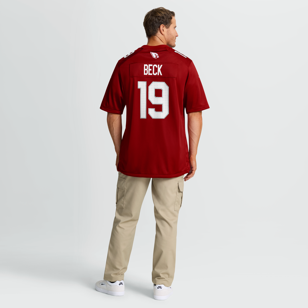 Arizona Cardinals Carson Beck Cardinal Game Jersey product image 3, provided for visual reference and product detail review
