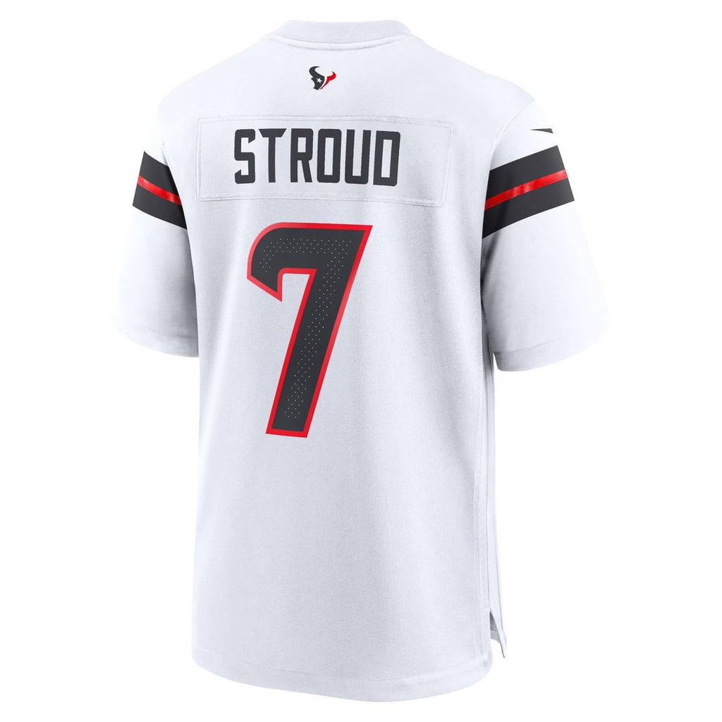 Houston Texans C.J. Stroud White Game Jersey product image 6, provided for visual reference and product detail review