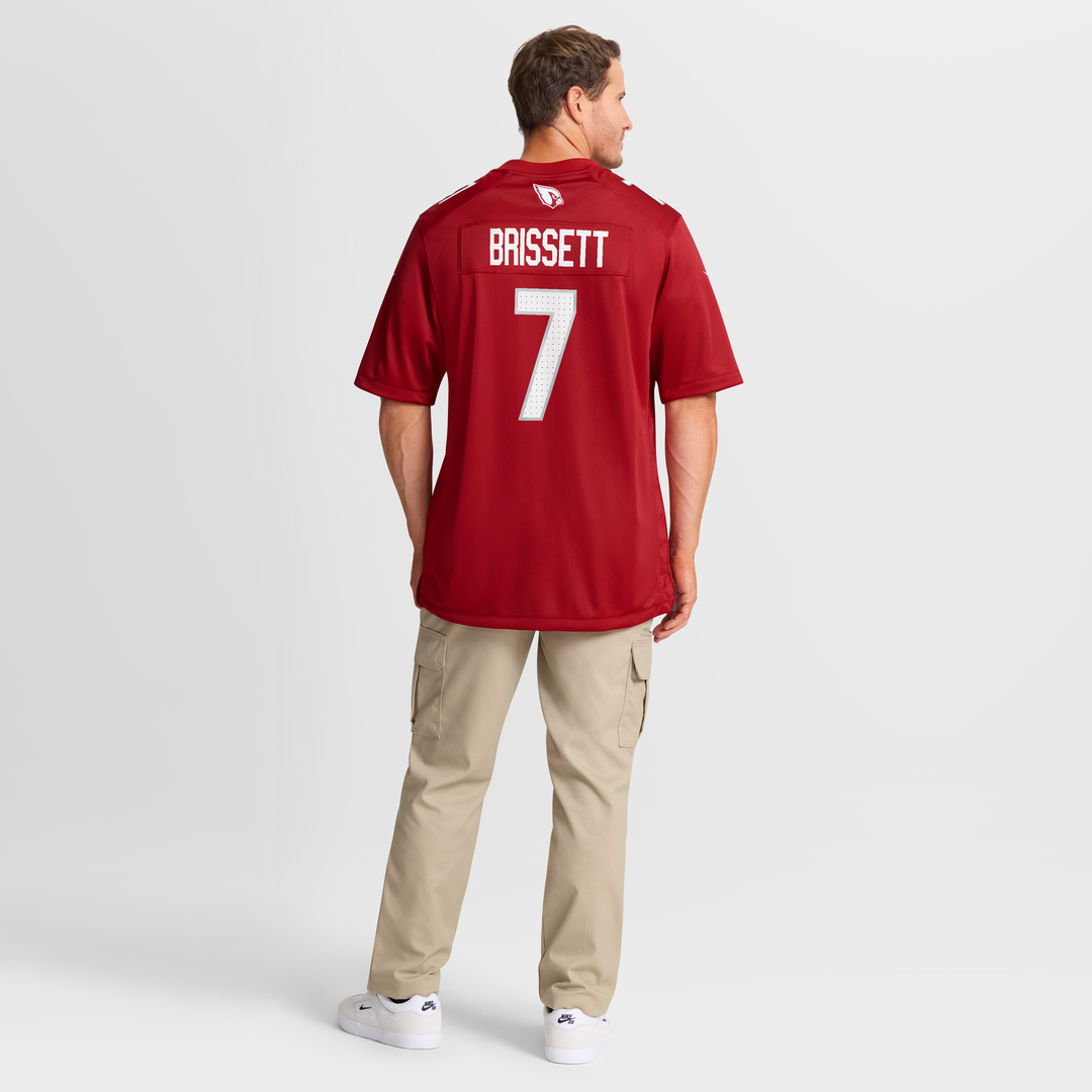 Arizona Cardinals Jacoby Brissett Cardinal Team Game Jersey product image 8, provided for visual reference and product