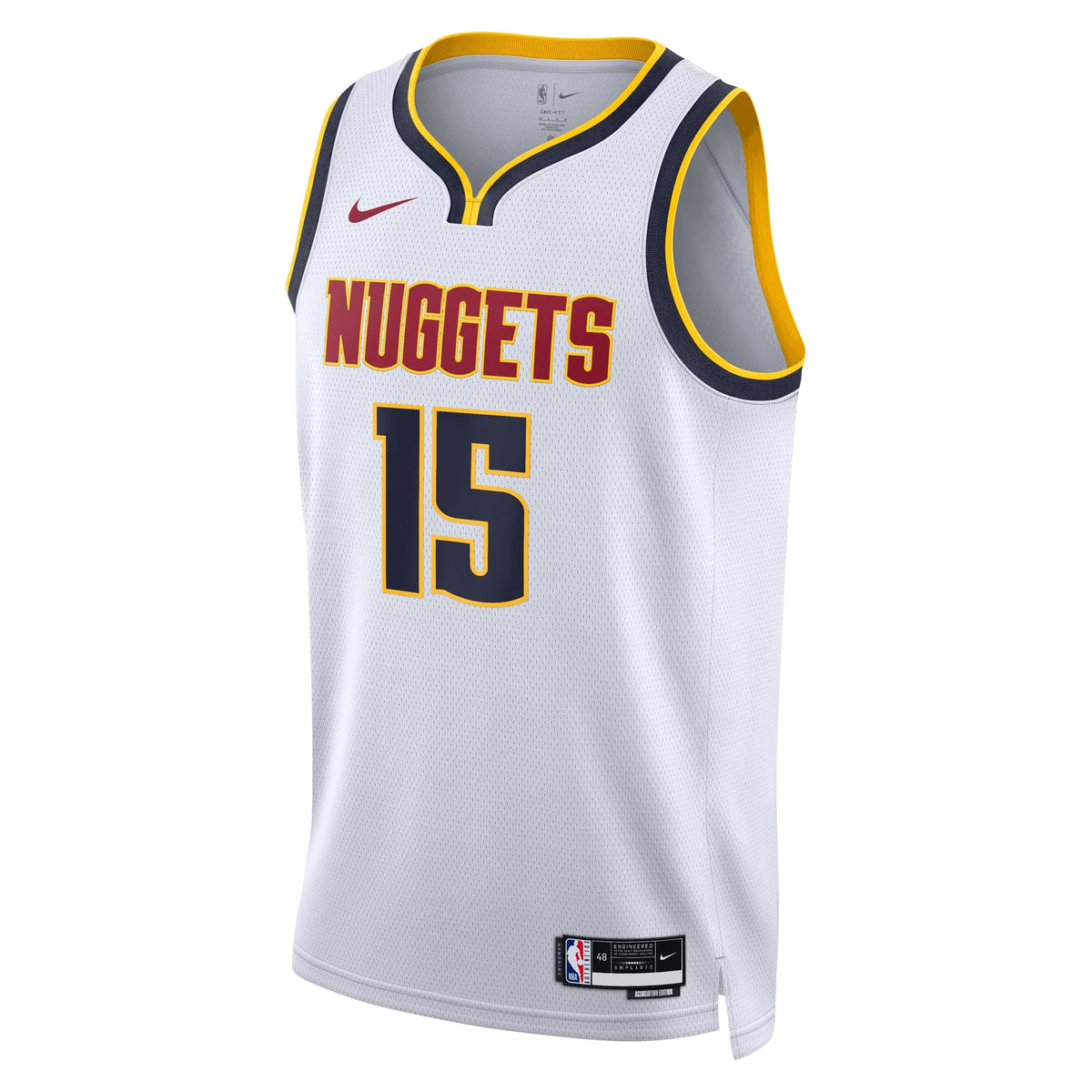 Denver Nuggets Nike Association Swingman Jersey - White product image 3