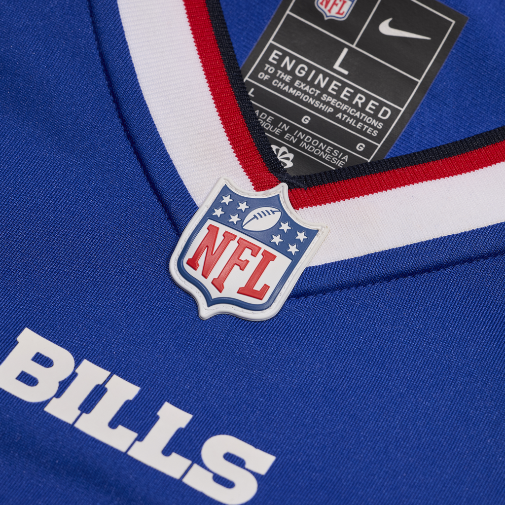 Buffalo Bills Michael Hoecht Royal Team Game Jersey product image 4, provided for visual reference and product detail review
