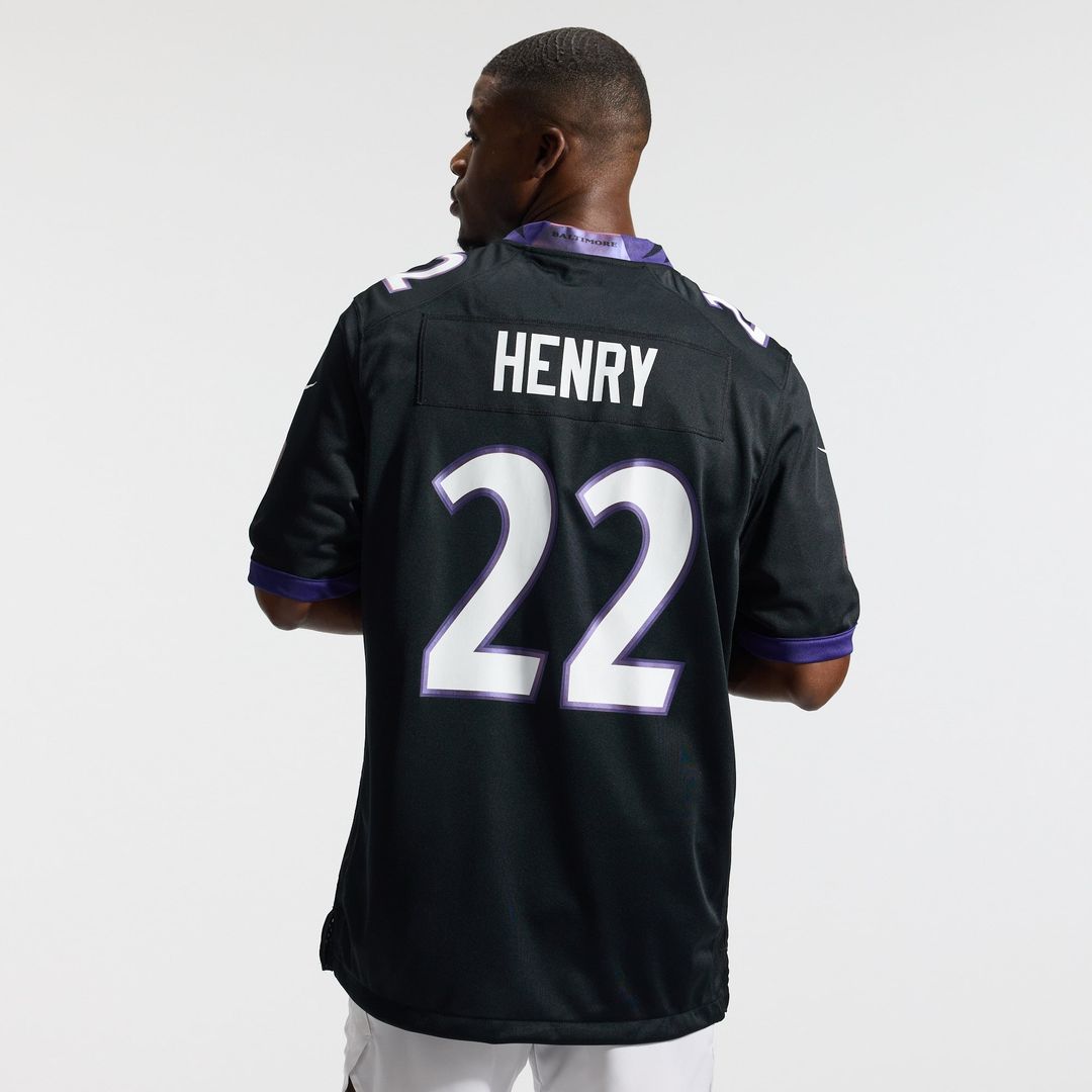 Baltimore Ravens Derrick Henry Purple Alternate Game Jersey product image 9, provided for visual reference and product