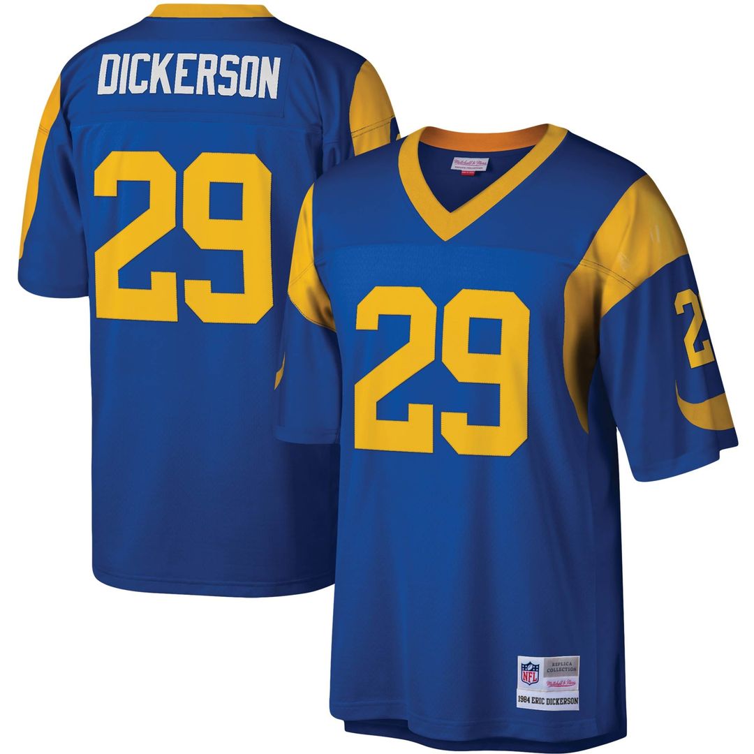 Los Angeles Rams Eric Dickerson Royal Legacy Replica Jersey product image 1, provided for visual reference and product