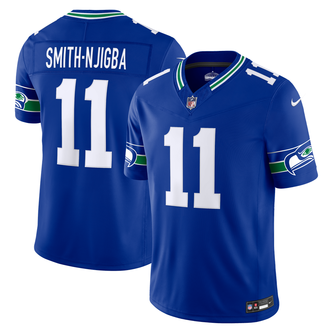 Seattle Seahawks Jaxon Smith-Njigba White Vapor F.U.S.E. Stitched Limited Jersey product image 10, provided for visual