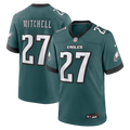 Philadelphia Eagles Quinyon Mitchell Midnight Green Team Game Jersey product image 1, provided for visual reference and