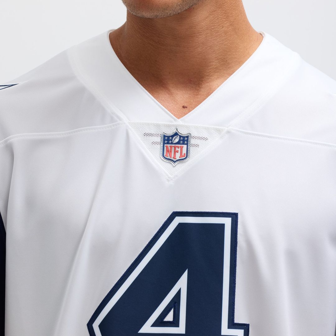 Dallas Cowboys Dak Prescott Navy Vapor Limited Player Jersey product image 13, provided for visual reference and product
