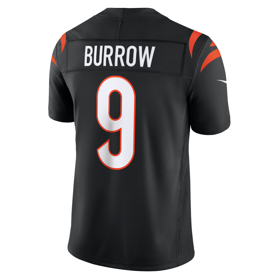 Cincinnati Bengals Joe Burrow Orange Alternate Vapor F.U.S.E. Stitched Limited Jersey product image 13, provided for visual