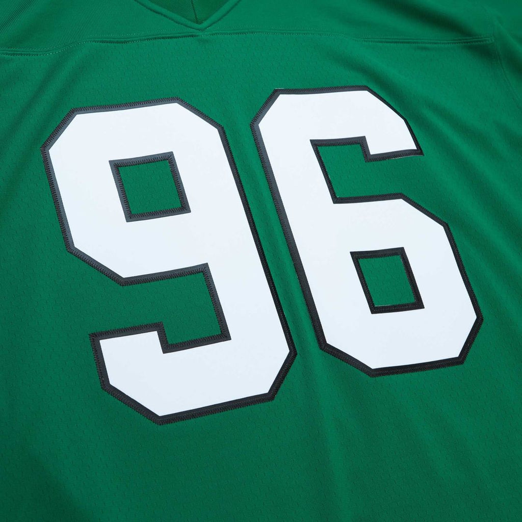 Philadelphia Eagles Clyde Simmons Kelly Green Legacy Replica Jersey product image 4, provided for visual reference and