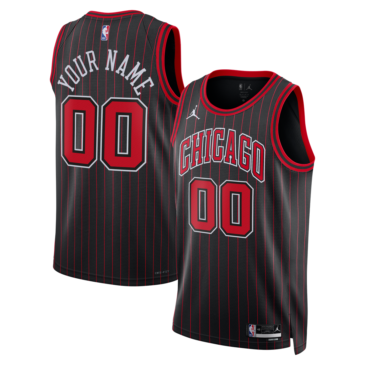 Chicago Bulls Statement Basketball Jersey - Custom - Unisex product image 1, provided for visual reference and product