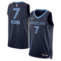 Santi Aldama Memphis Grizzlies Icon Edition Swingman Jersey - Navy - Unisex product image 1, provided for visual reference