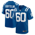 Indianapolis Colts Tanor Bortolini Royal Game Jersey product image 1, provided for visual reference and product detail review
