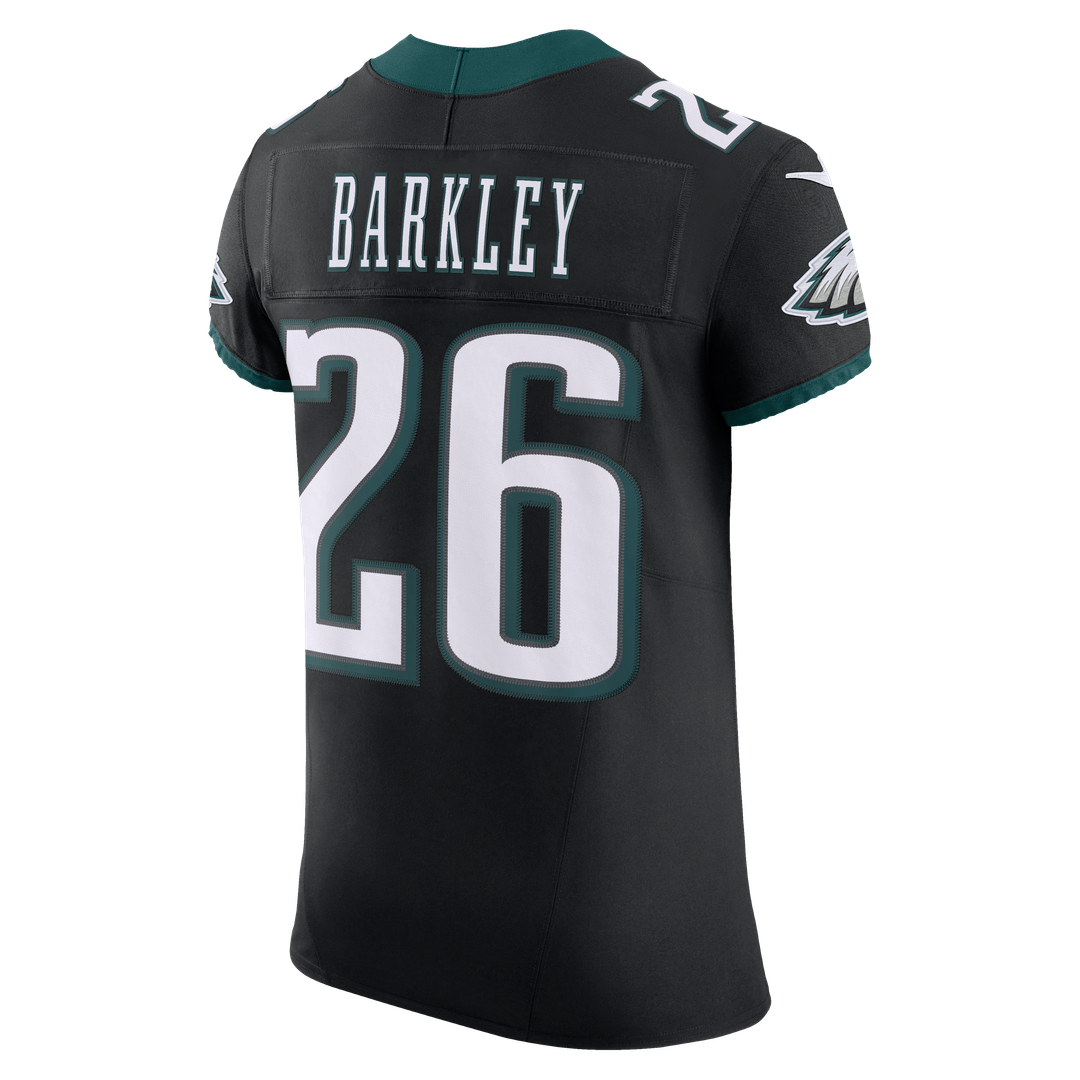 Philadelphia Eagles Saquon Barkley Black Alternate Vapor F.U.S.E. Elite Jersey product image 7, provided for visual
