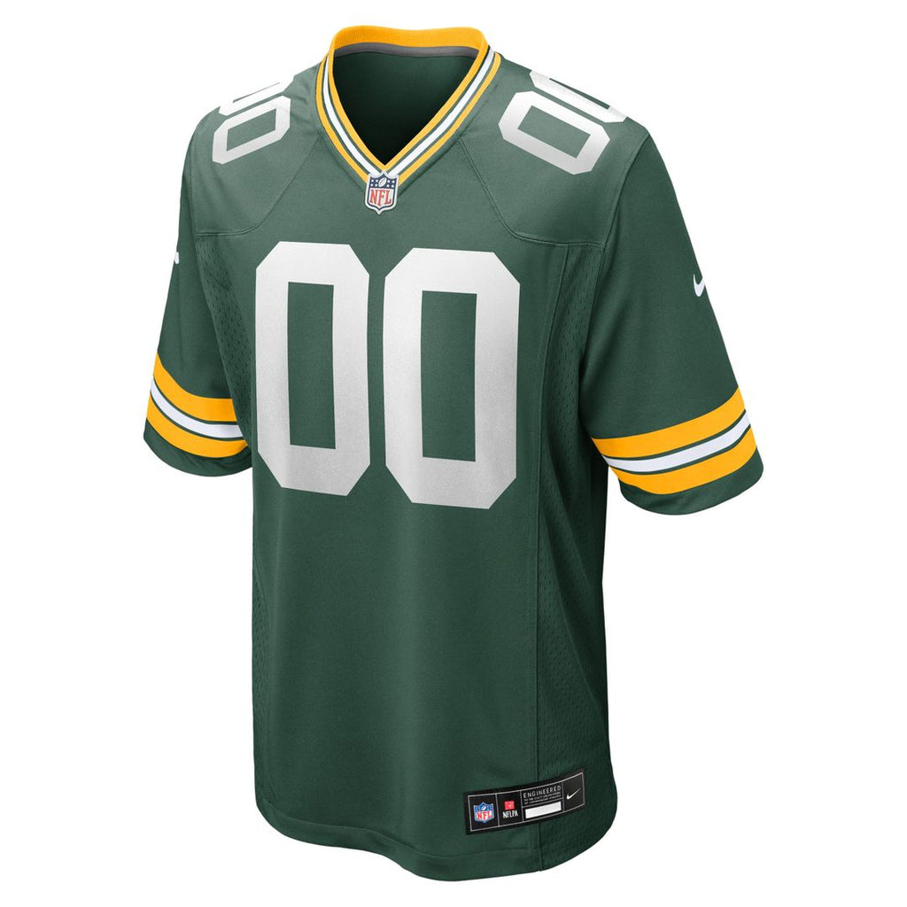 Green Bay Packers Brandon Cisse Green Game Jersey product image 2, provided for visual reference and product detail review