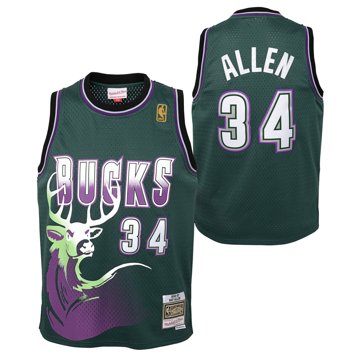 Milwaukee Bucks Ray Allen 1996-97 Hardwood Classics product image 1
