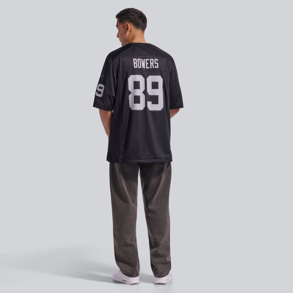 Las Vegas Raiders Brock Bowers Black Player Game Jersey product image 19, provided for visual reference and product detail