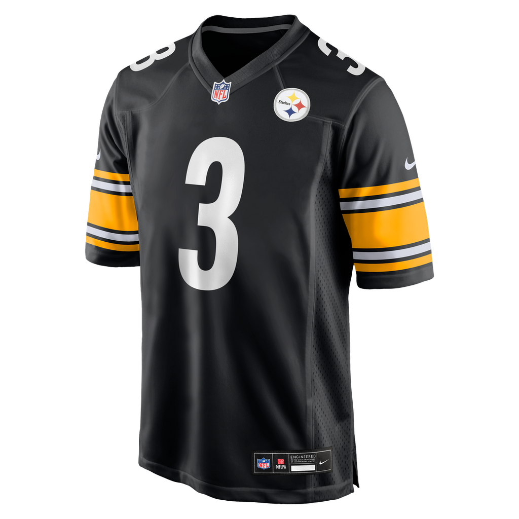 Pittsburgh Steelers Jaquan Brisker Black Team Game Jersey product image 4, provided for visual reference and product detail