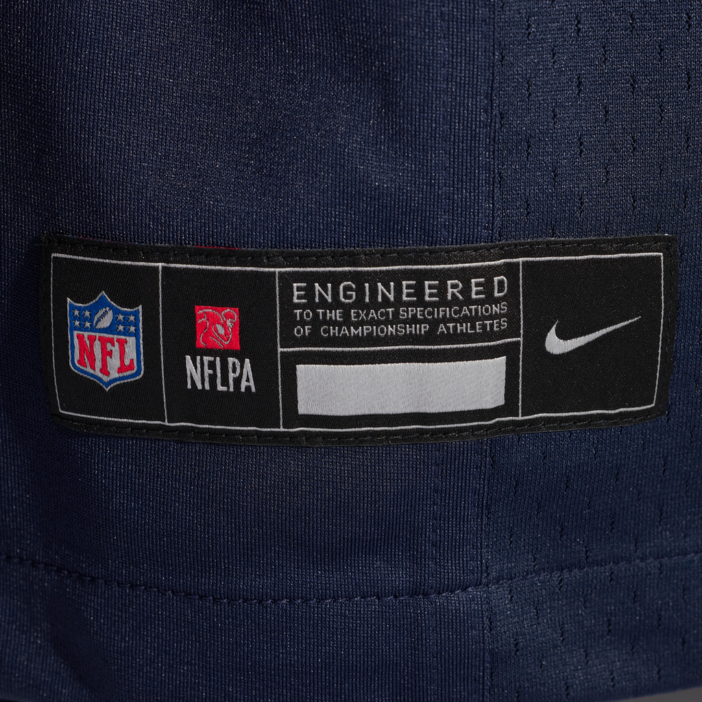 Chicago Bears Jedrick Wills Jr. Navy Team Game Jersey product image 8, provided for visual reference and product detail