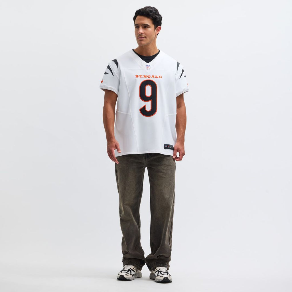 Cincinnati Bengals Joe Burrow White Vapor F.U.S.E. Elite Jersey product image 6, provided for visual reference and product
