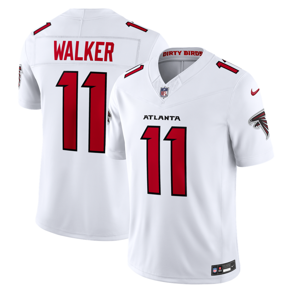 Atlanta Falcons Jalon Walker White Vapor F.U.S.E. Stitched Limited Jersey product image 9, provided for visual reference and