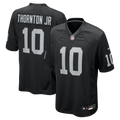 Las Vegas Raiders Dont'e Thornton Jr. Black Team Game Jersey product image 1, provided for visual reference and product