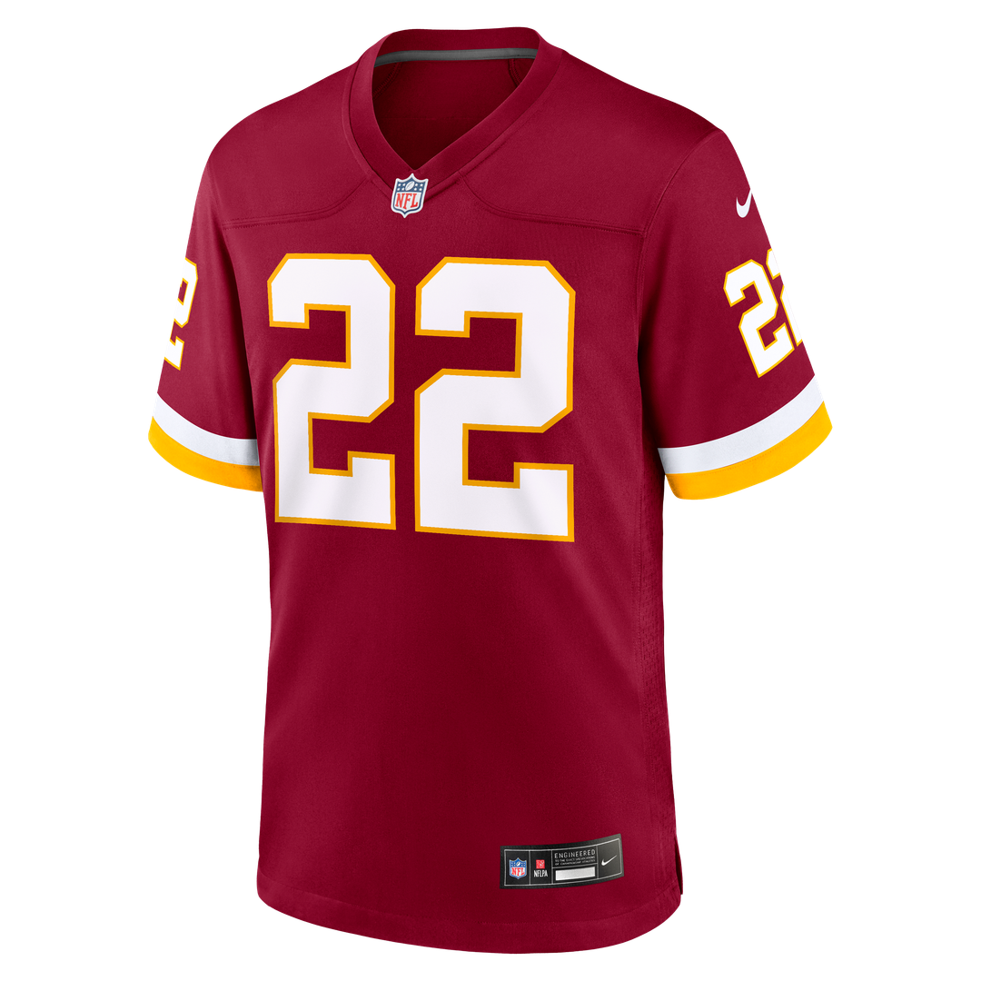 Washington Commanders Jacory Croskey-Merritt Burgundy Game Jersey product image 2, provided for visual reference and product