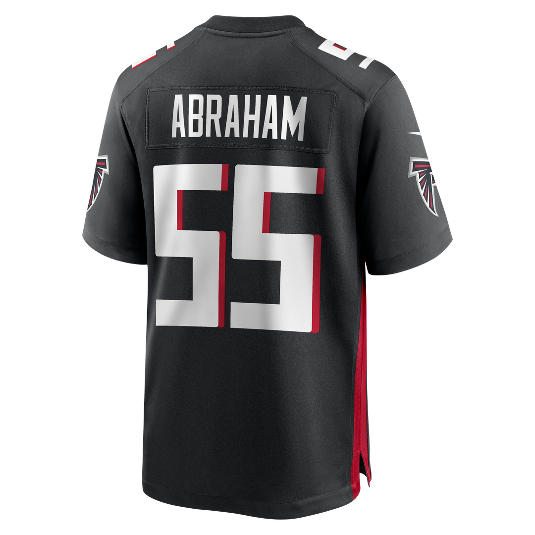 Atlanta Falcons John Abraham Black Game Retired Player Jersey product image 3, provided for visual reference and product