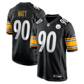 Pittsburgh Steelers T.J. Watt Black Game Jersey product image 1, provided for visual reference and product detail review