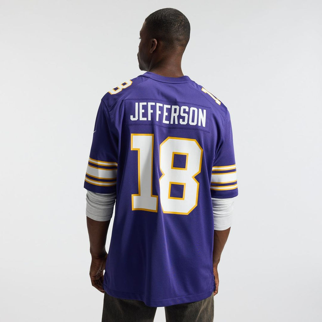 Minnesota Vikings Justin Jefferson White Alternate Game Player Jersey product image 29, provided for visual reference and