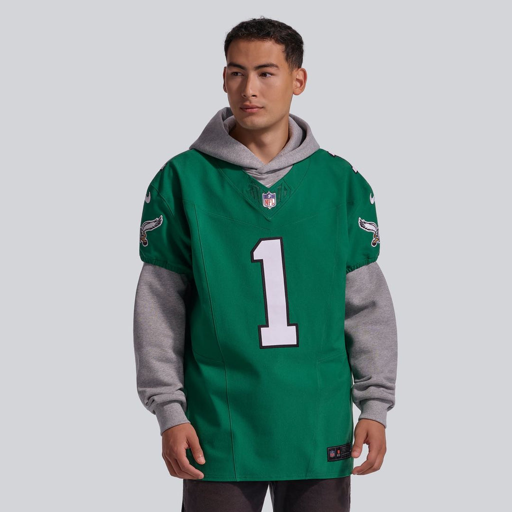 Philadelphia Eagles Jalen Hurts Midnight Green Team Vapor F.U.S.E. Elite Jersey product image 8, provided for visual