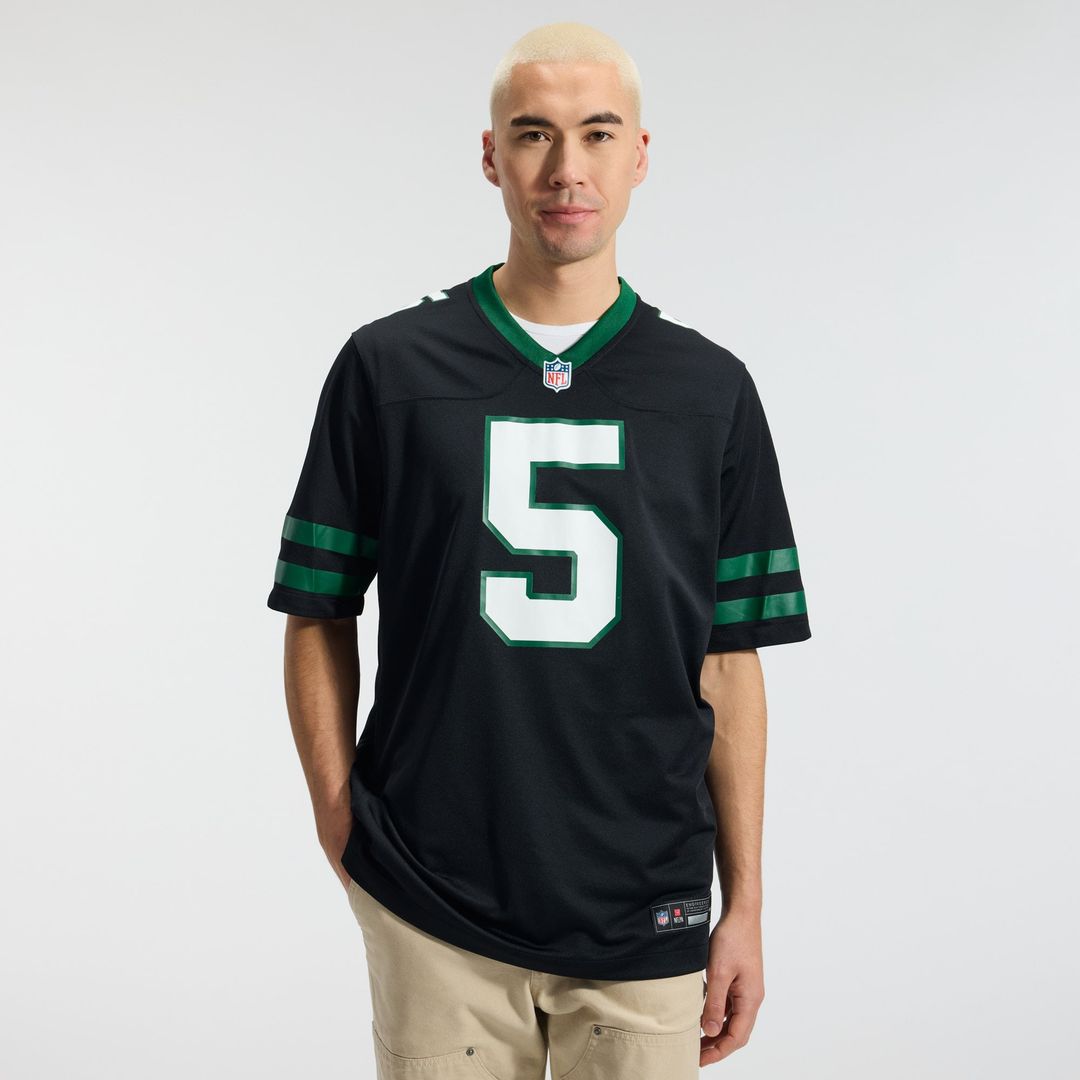 New York Jets Garrett Wilson Legacy Green Game Jersey product image 35, provided for visual reference and product detail