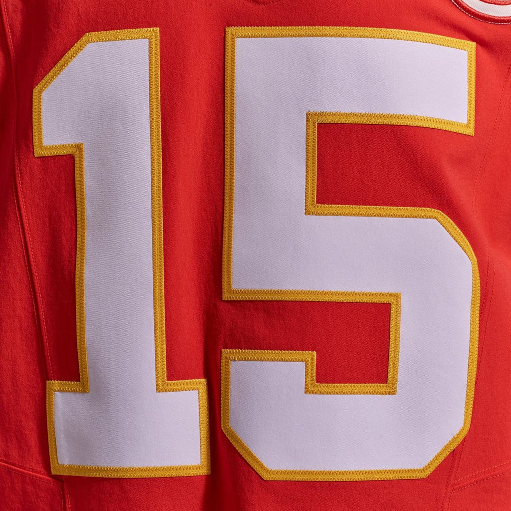 Kansas City Chiefs Patrick Mahomes Red Team Vapor F.U.S.E. Elite Jersey product image 11, provided for visual reference and